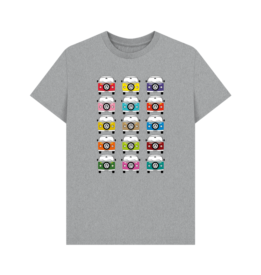 Athletic Grey Favourite Campervan Holiday T-shirt
