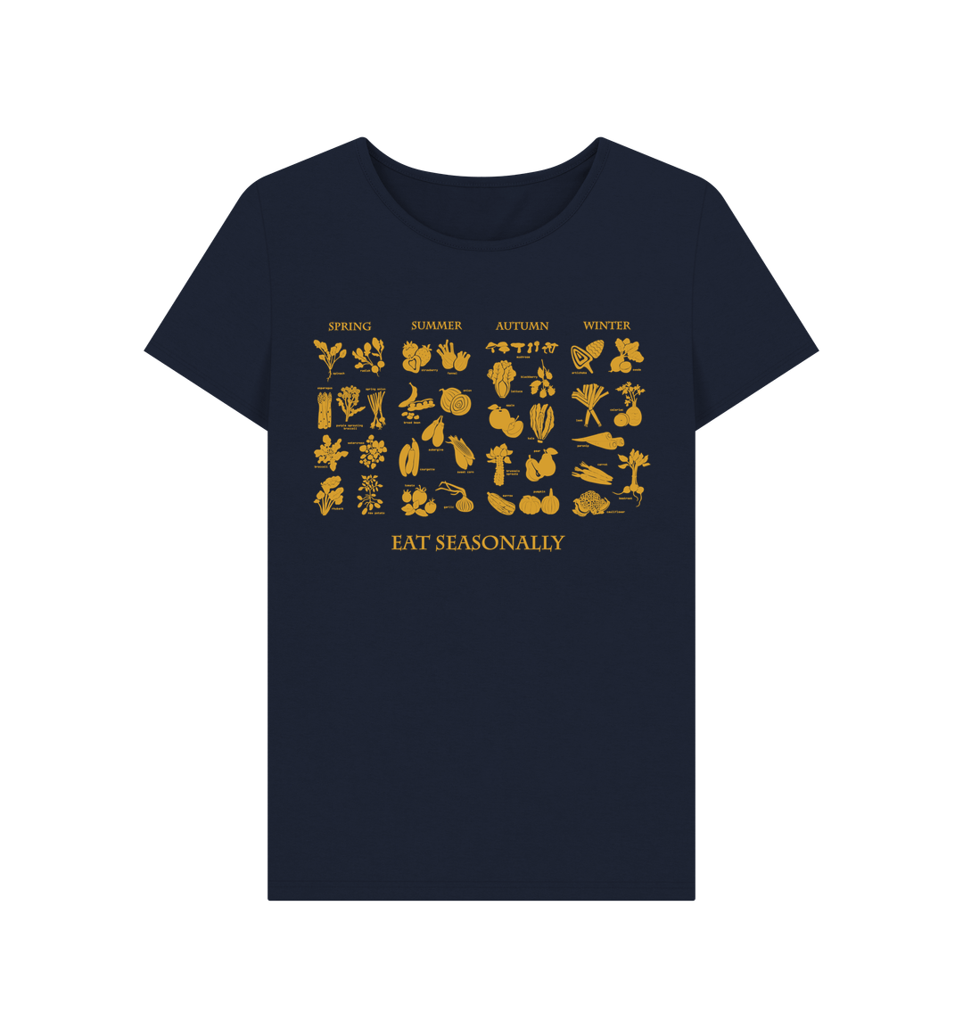 Navy Blue Printed T-shirt