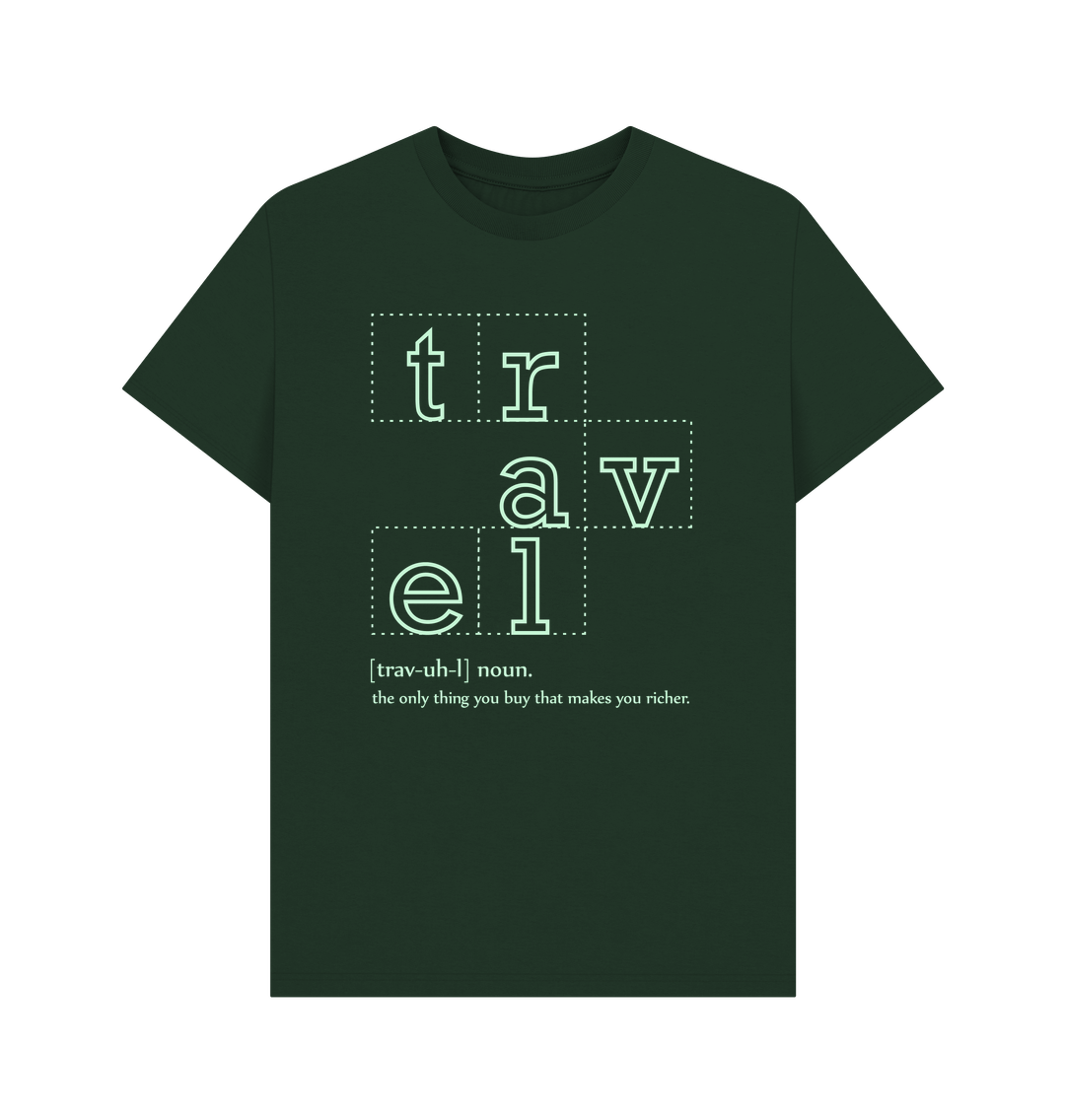 Evergreen Travel Definition Men's Tshirt