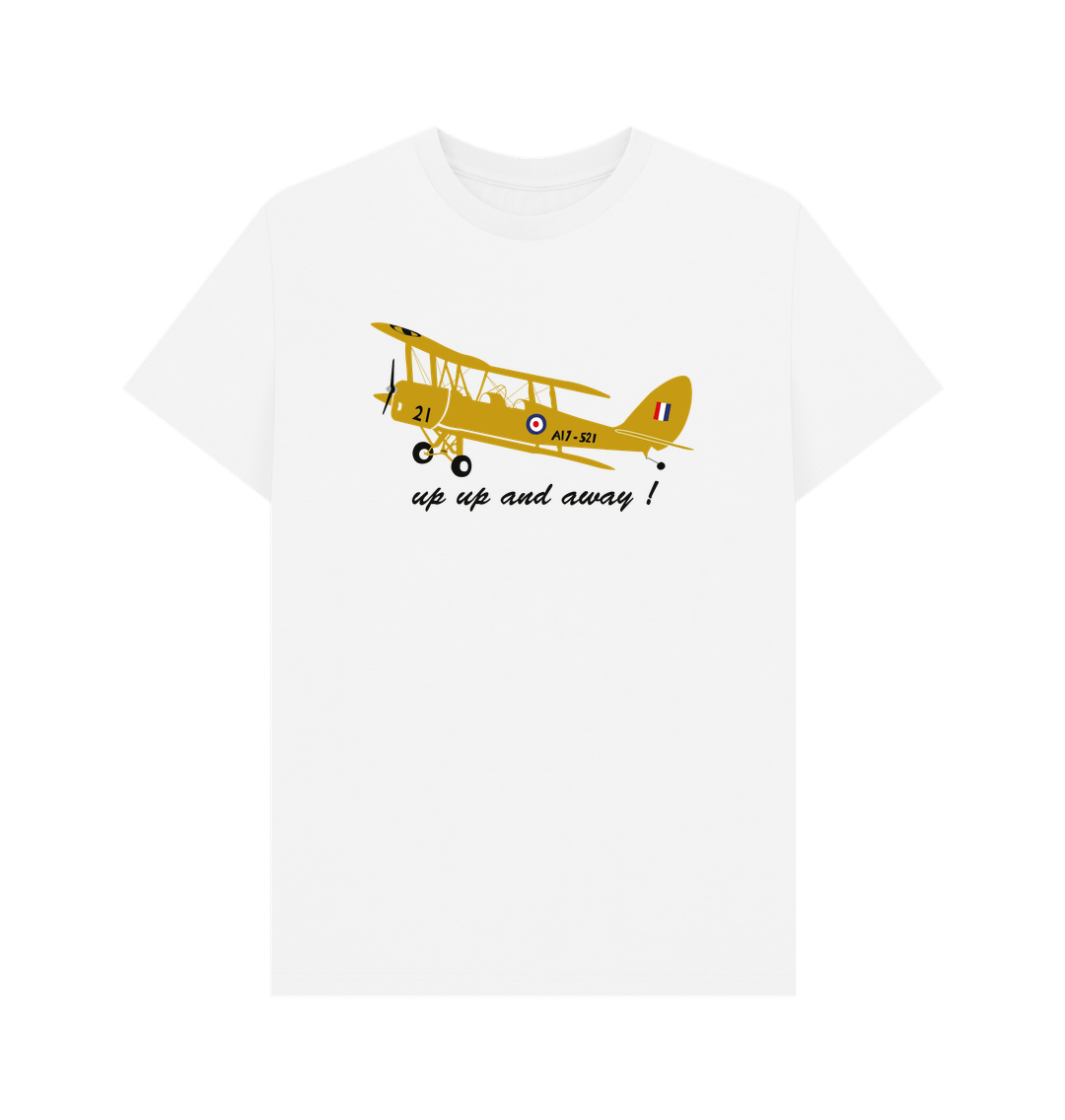 White Up Up And Away! T shirt In Yellow