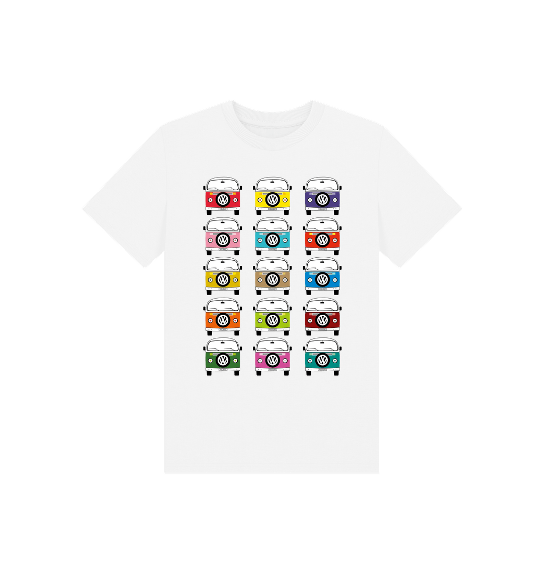 White Printed Kids T-Shirt
