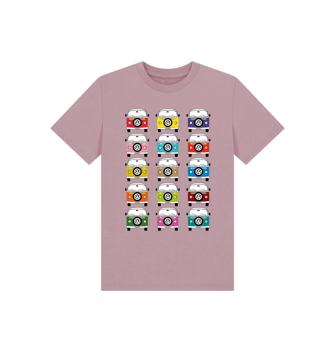 Mauve Printed Kids T-Shirt