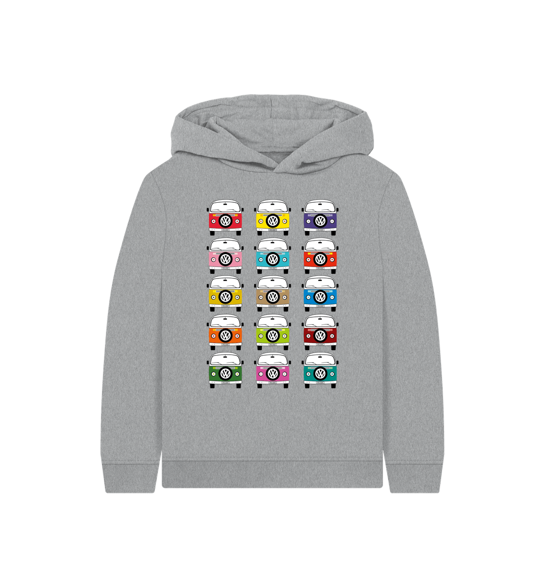 Athletic Grey Children's Favourite Campervan Holiday T-shirt