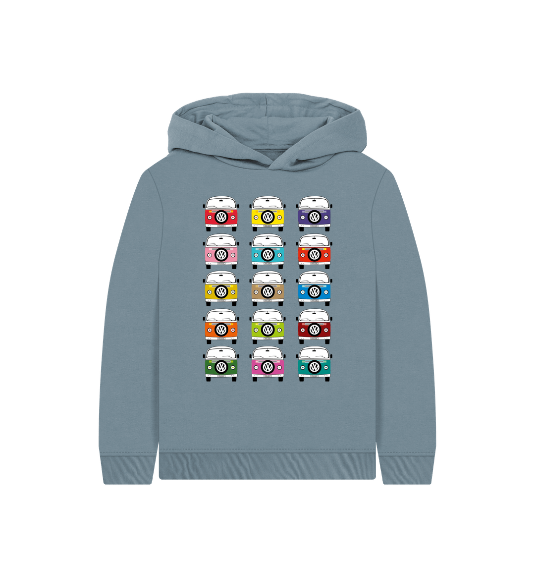 Stone Blue Children's Favourite Campervan Holiday T-shirt