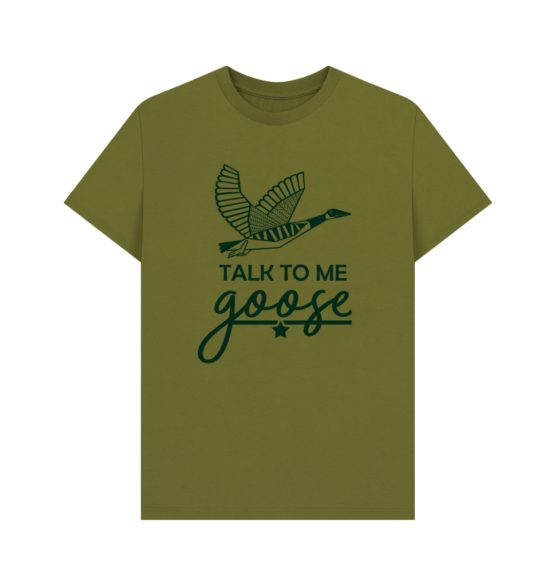 Moss Green Printed T-shirt