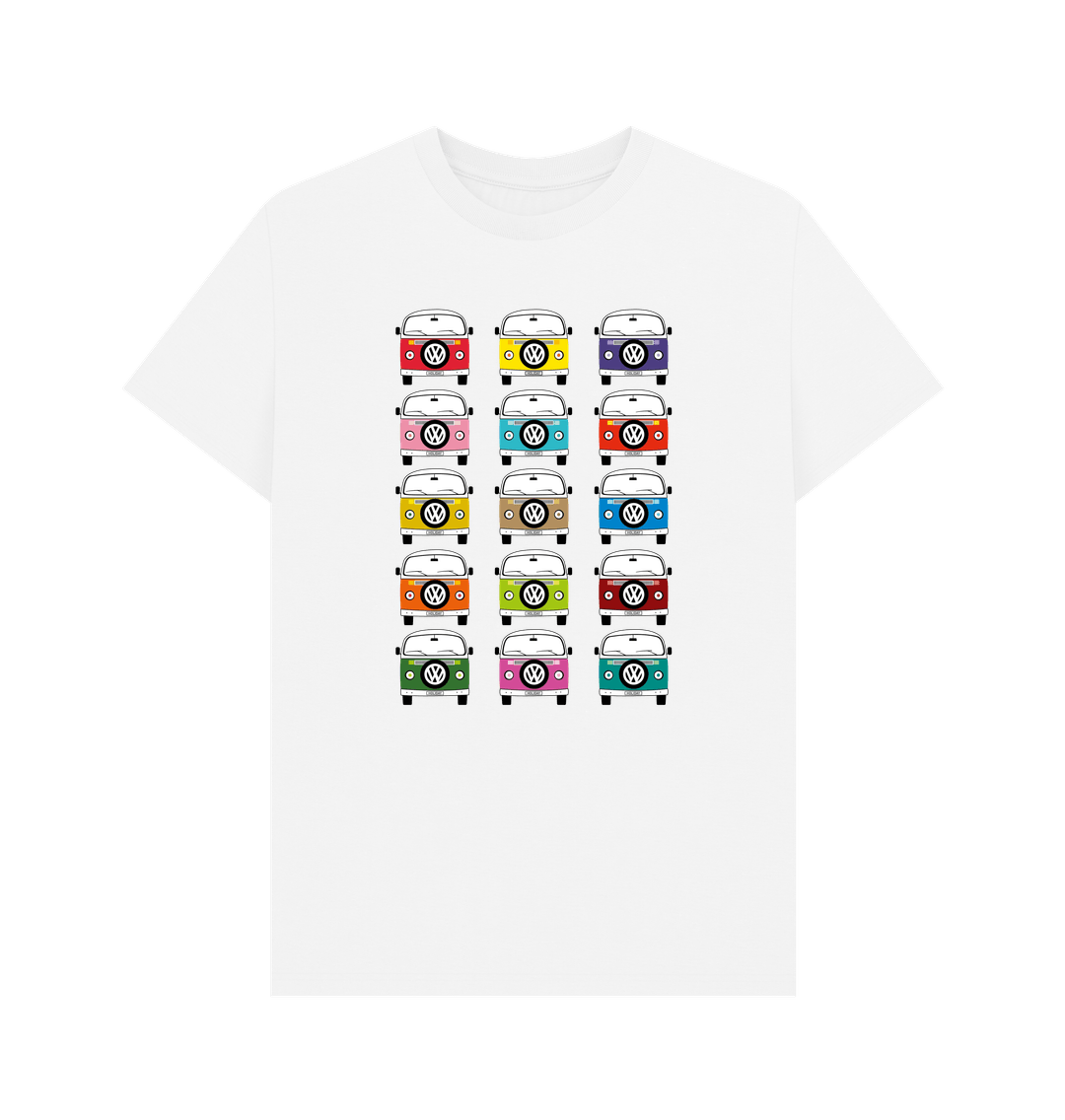 White Favourite Campervan Holiday T-shirt