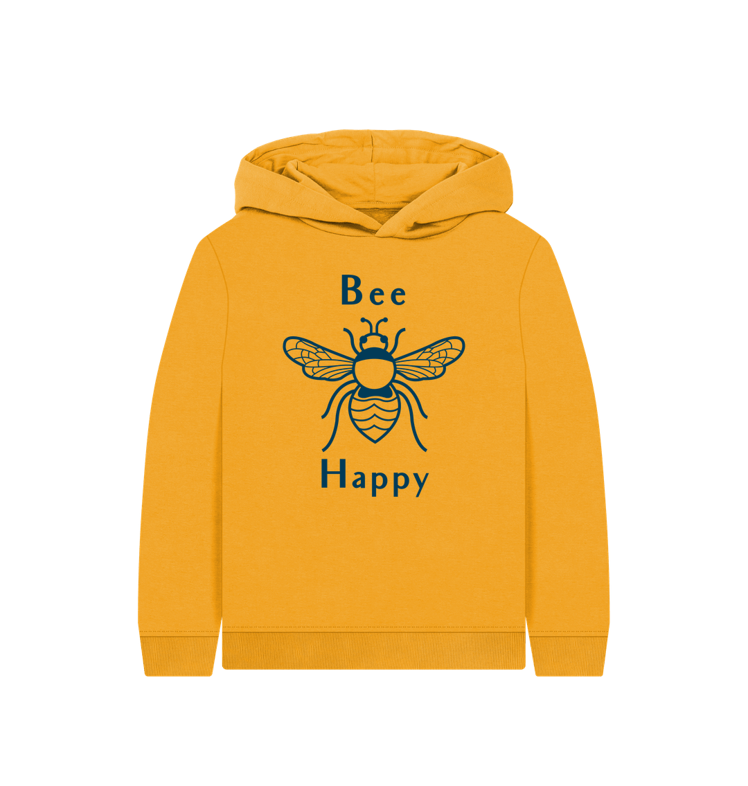Mustard Bee Happy Children's Hoodie
