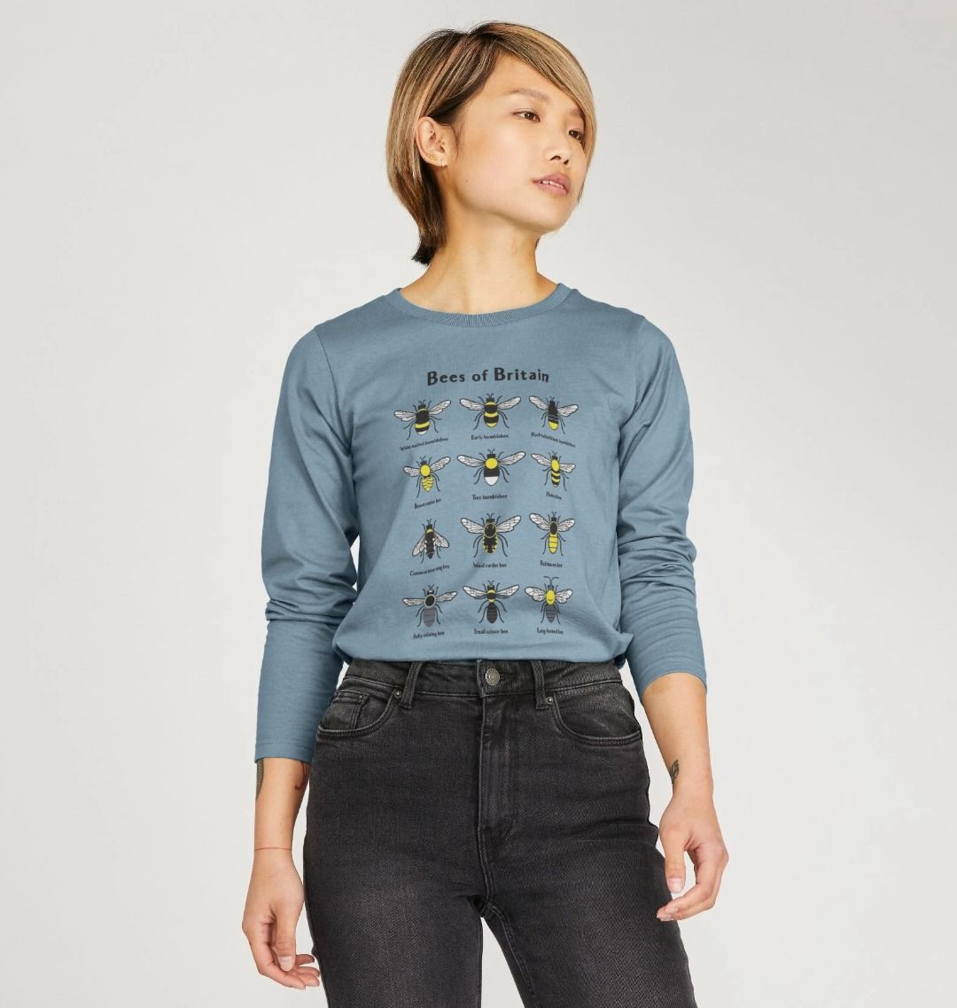 Women's Bees of Britain Long Sleeve T-shirt