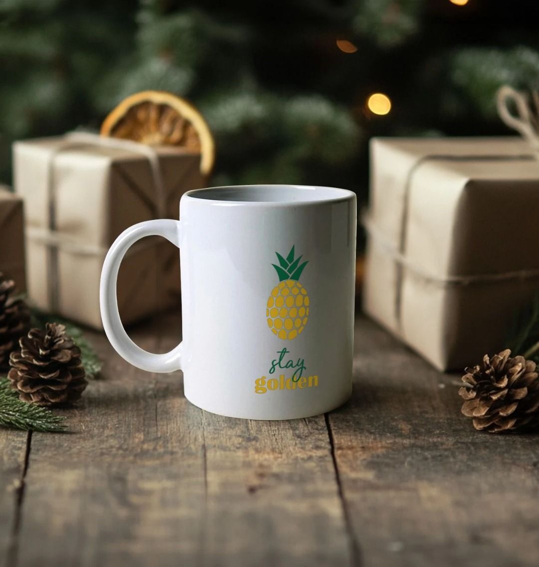 Stay golden pineapple mug