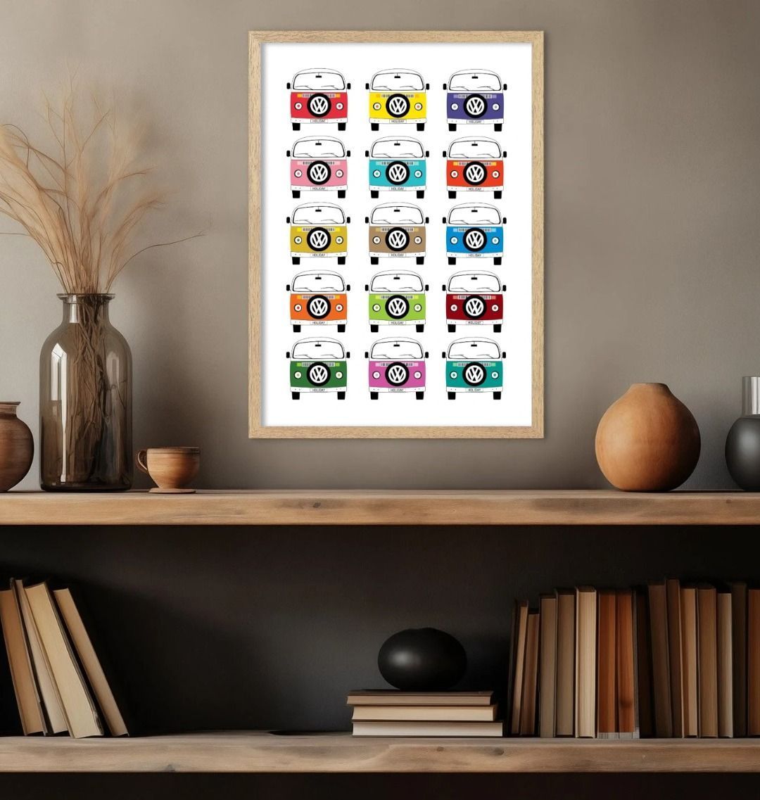 Favourite Campervan Holiday Print