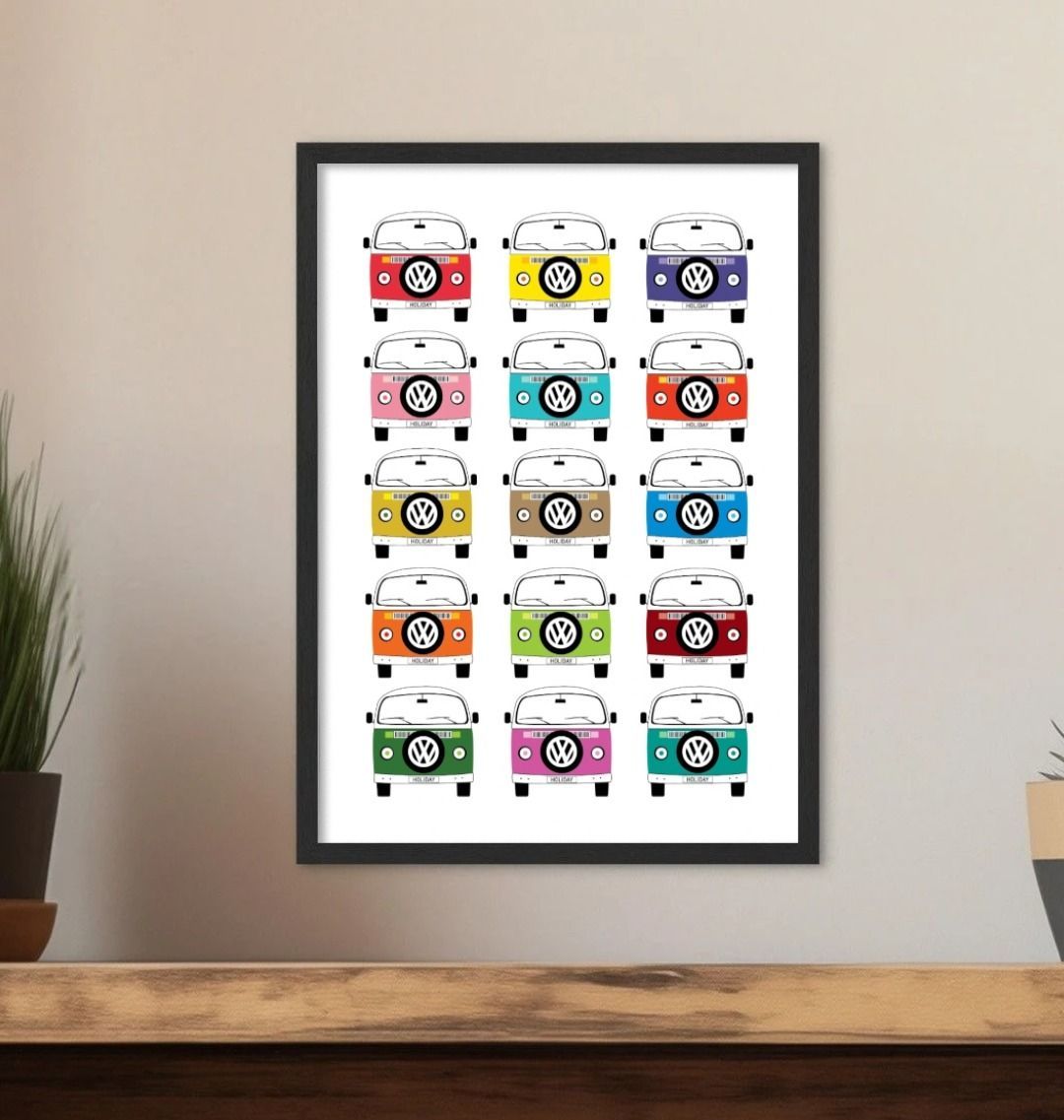 Favourite Campervan Holiday Print