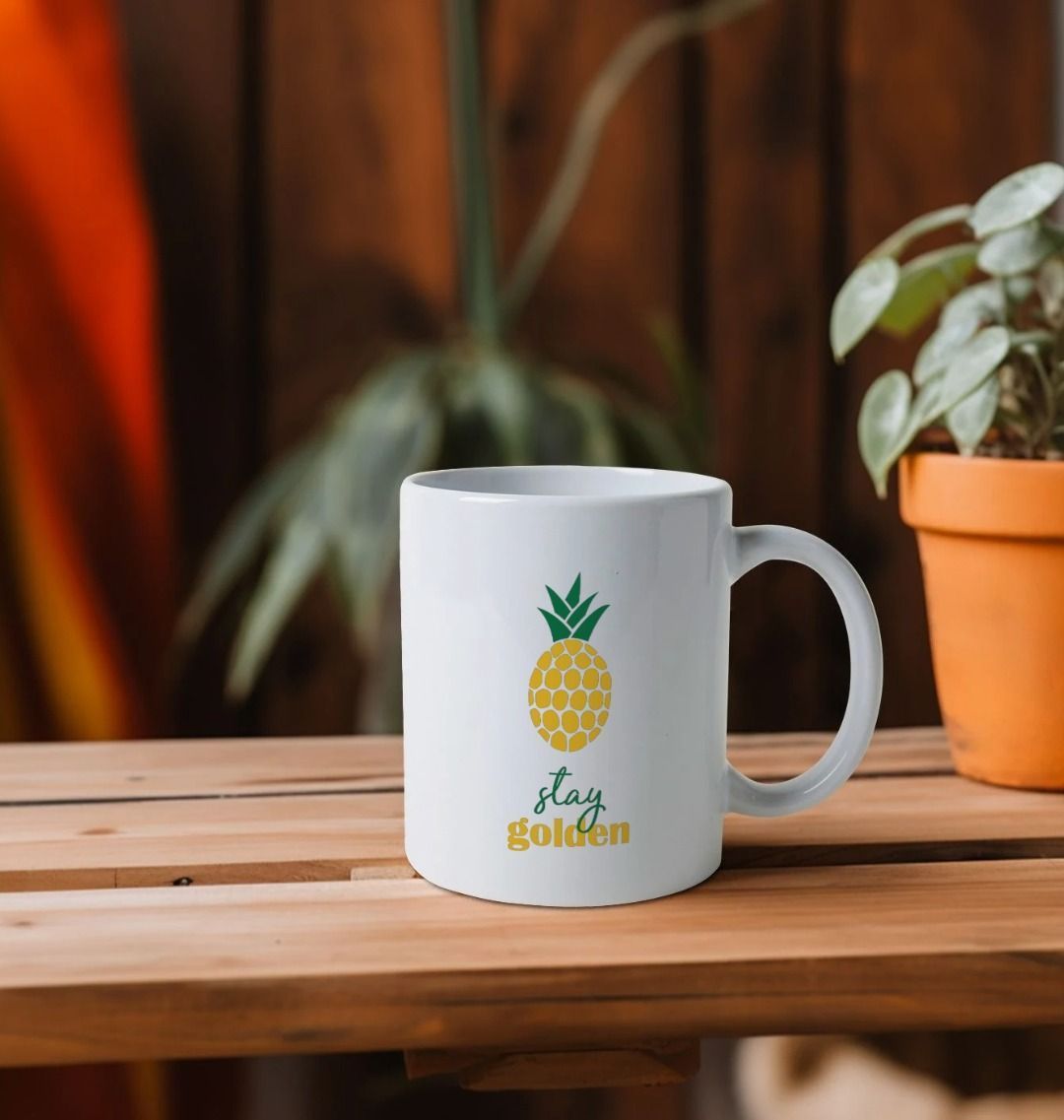 Stay golden pineapple mug