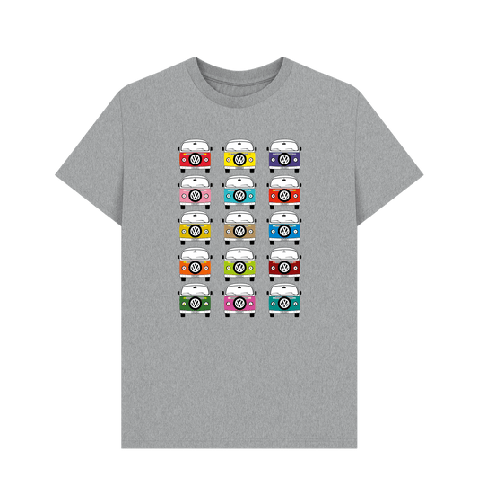 Athletic Grey Favourite Campervan Holiday T-shirt