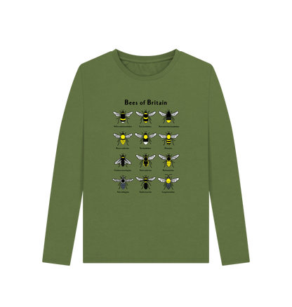 Khaki Women's Bees of Britain