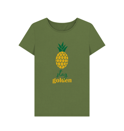 Khaki Printed T-shirt