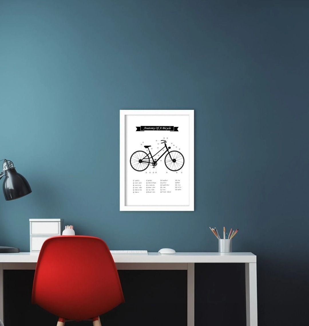 Anatomy of a Bicycle Print