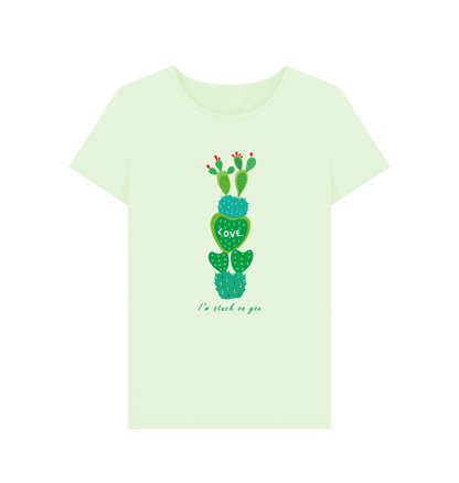 Pastel Green \"I'm Stuck On You\" Cactus T-shirt