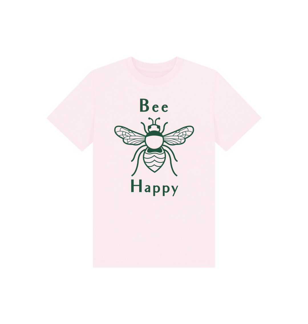 Pink Bee Happy Children's T-shirt