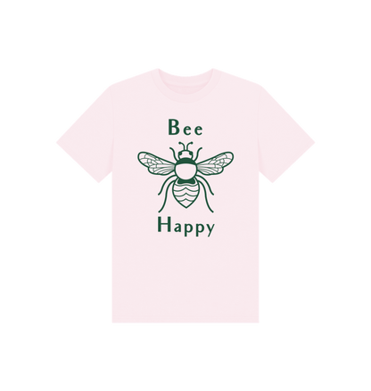 Pink Bee Happy Children's T-shirt