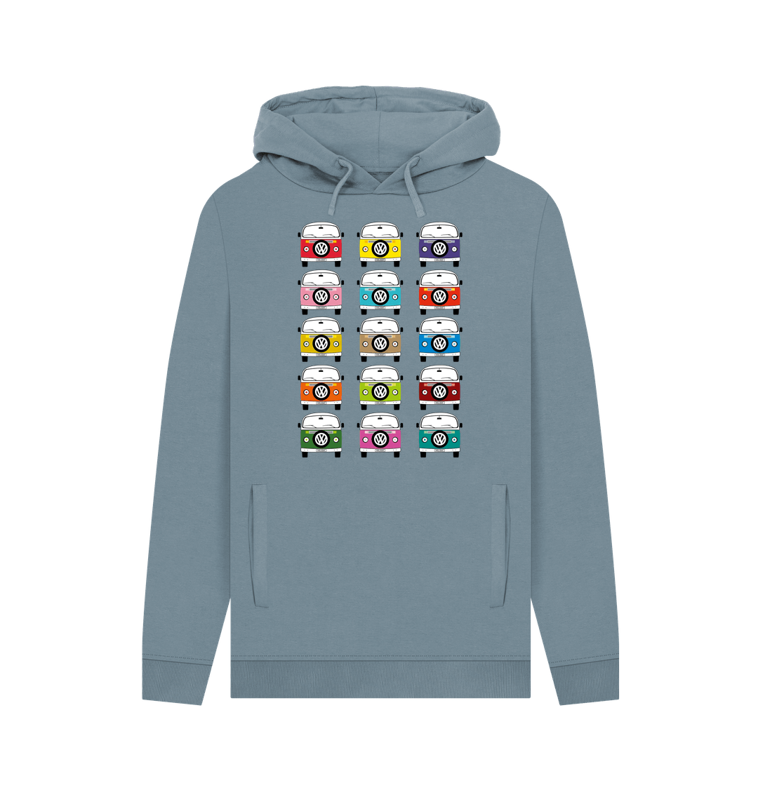 Stone Blue Men's Favourite Campervan Holiday Hoodie