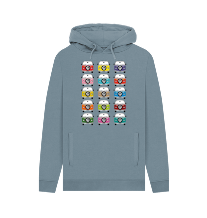 Stone Blue Men's Favourite Campervan Holiday Hoodie