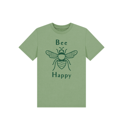 Sage Bee Happy Children's T-shirt