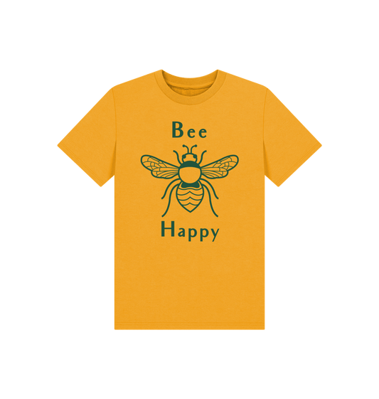 Mustard Bee Happy Children's T-shirt