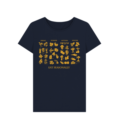 Navy Blue Printed T-shirt