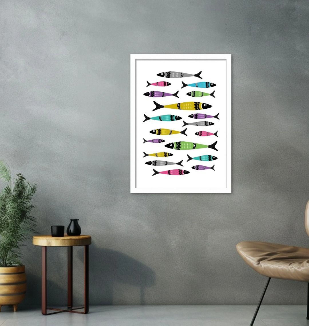 Sardine Kitchen Art Print