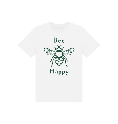White Printed Kids T-Shirt