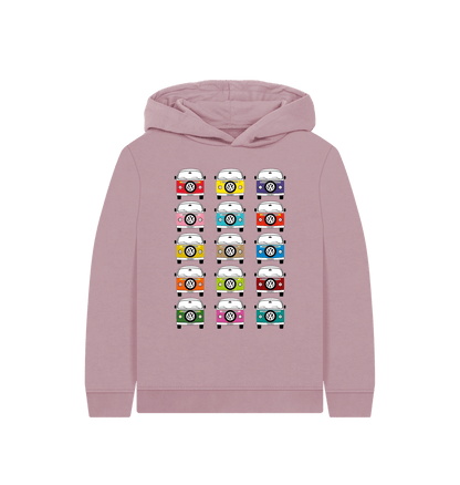 Mauve Children's Favourite Campervan Holiday T-shirt