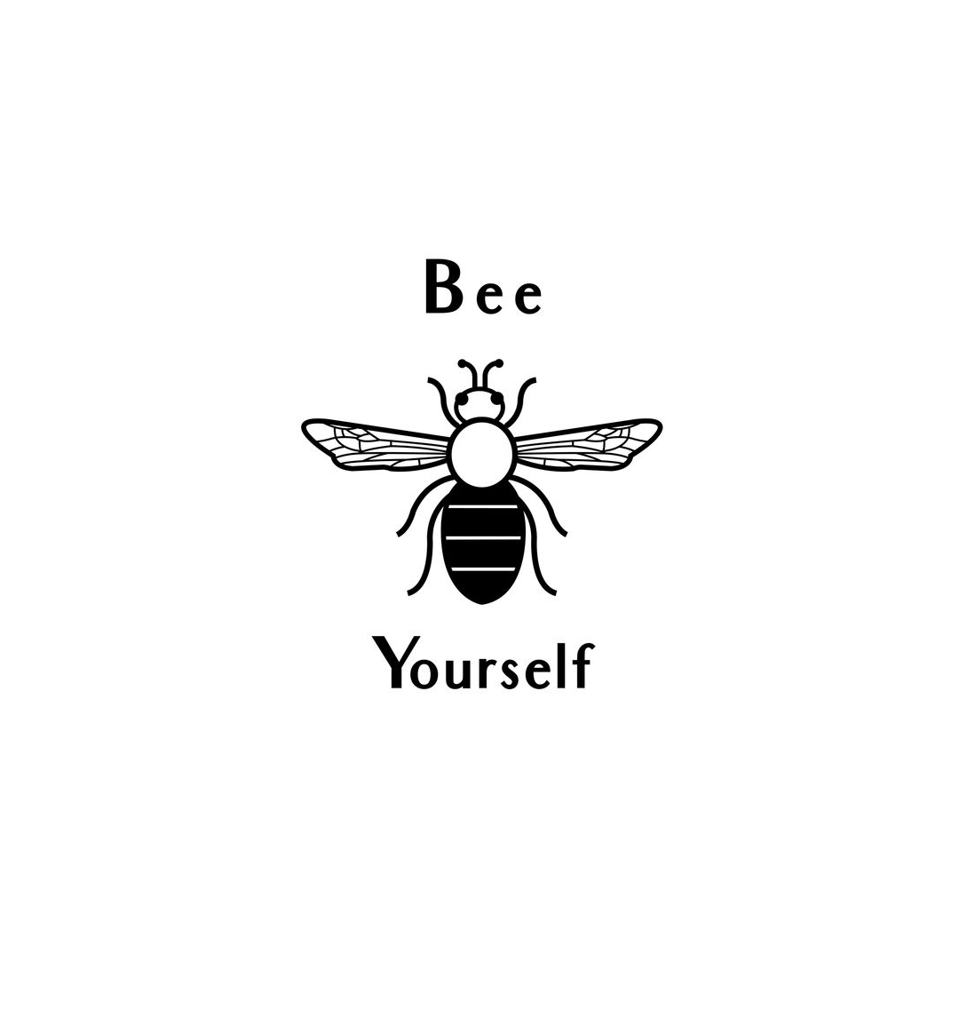 No Frame Bee Yourself Print