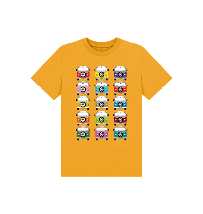Mustard Printed Kids T-Shirt