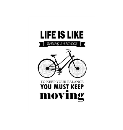 No Frame Life Is Like Riding A Bicycle