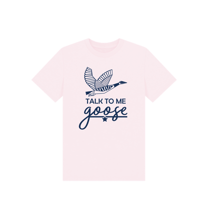 Pink Talk to me Goose Children's Tshirt