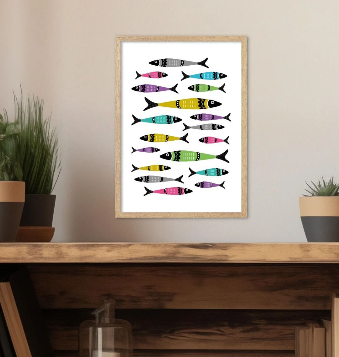 Sardine Kitchen Art Print