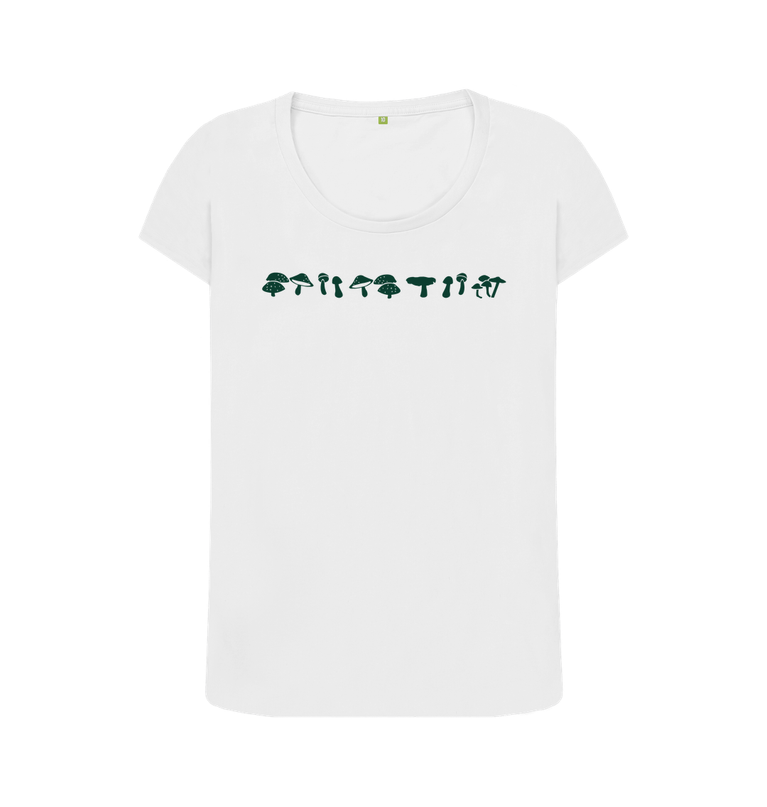 White mushroom t-shirt