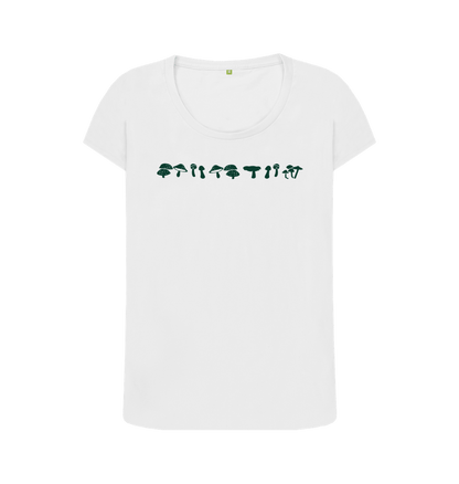 White mushroom t-shirt