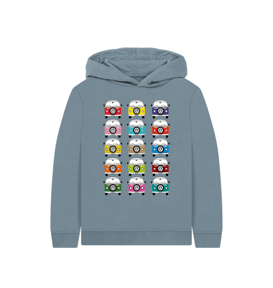 Stone Blue Children's Favourite Campervan Holiday T-shirt