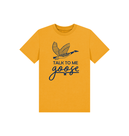 Mustard Talk to me Goose Children's Tshirt