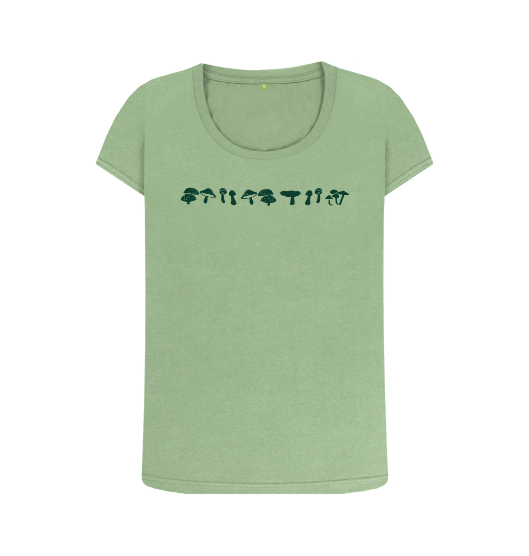 Sage mushroom t-shirt