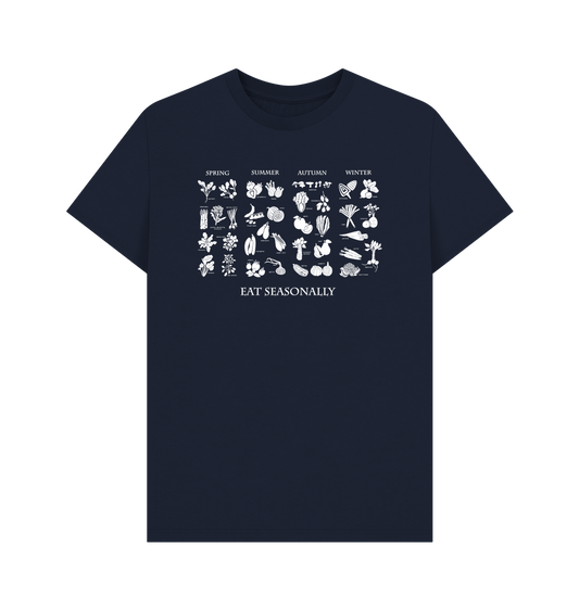 Navy Blue Printed T-shirt