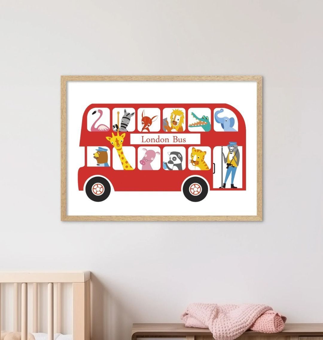 London Bus Children's Print