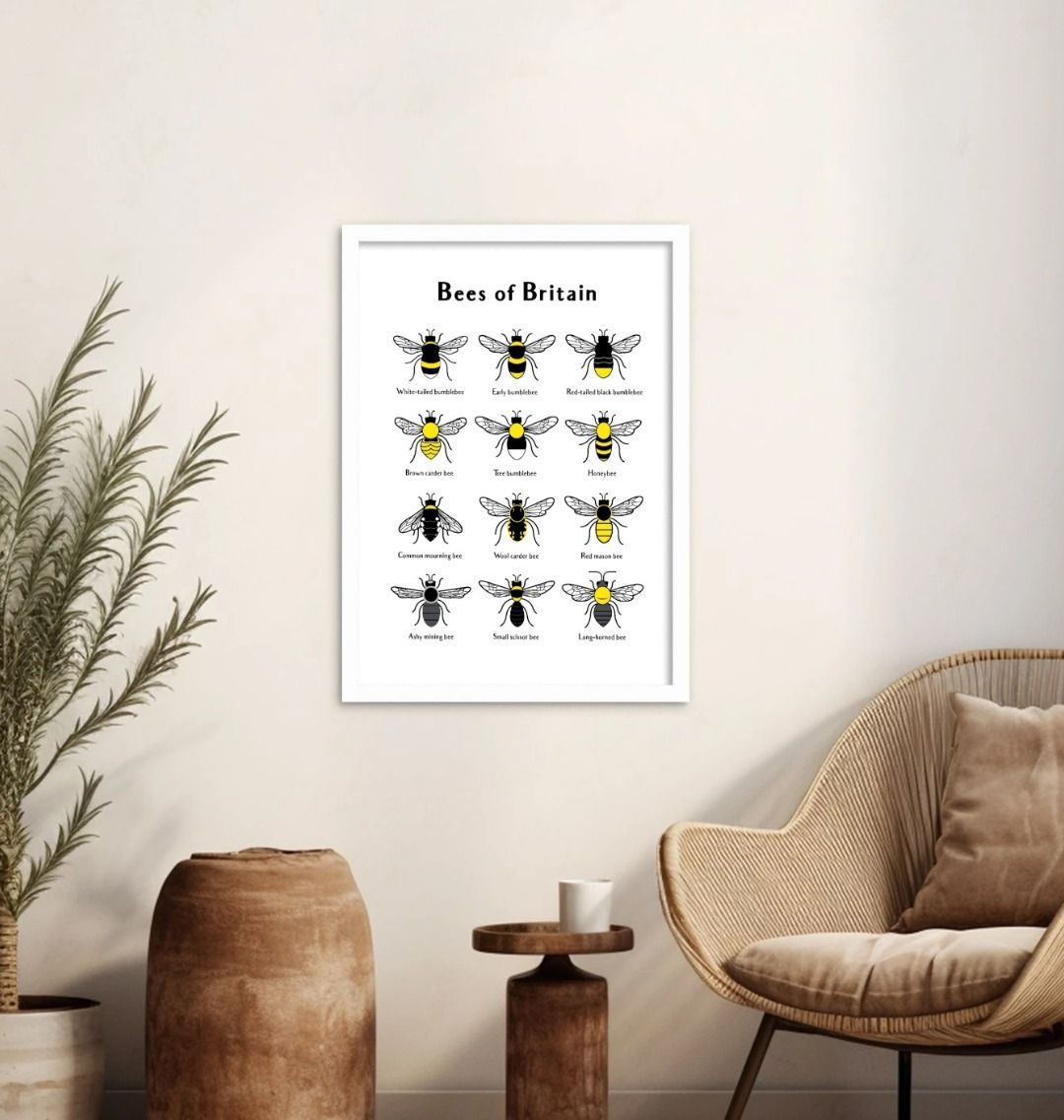 Bees of Britain Print