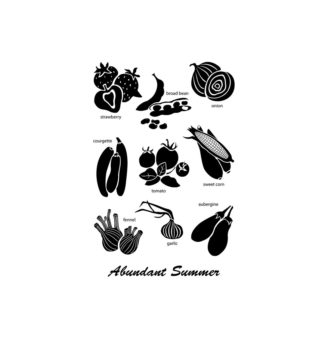 No Frame Abundant Summer Print