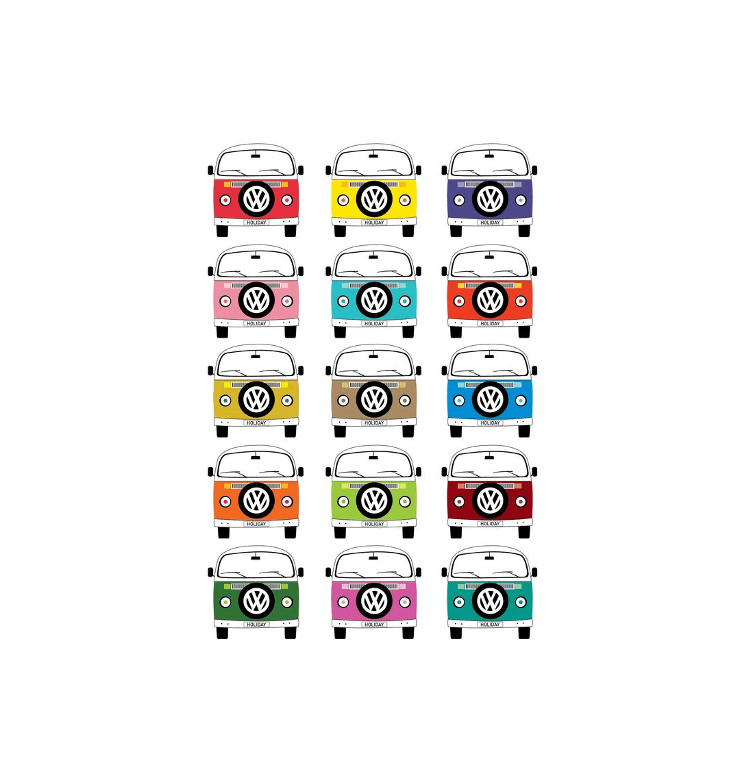 No Frame Favourite Campervan Holiday Print