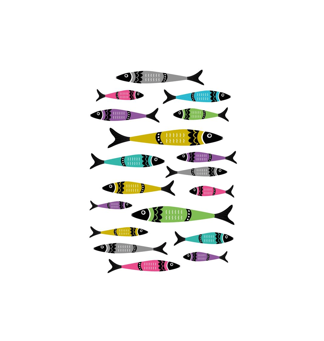 No Frame Sardine Kitchen Art Print