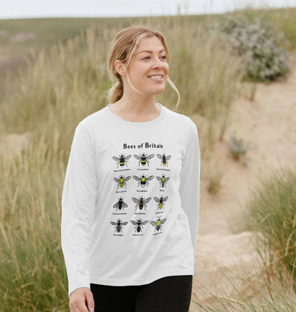 Women's Bees of Britain Long Sleeve T-shirt
