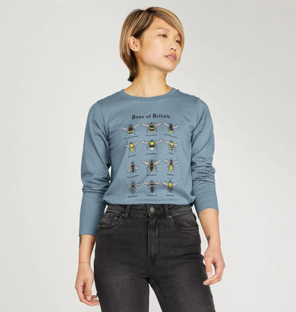 Women's Bees of Britain Long Sleeve T-shirt