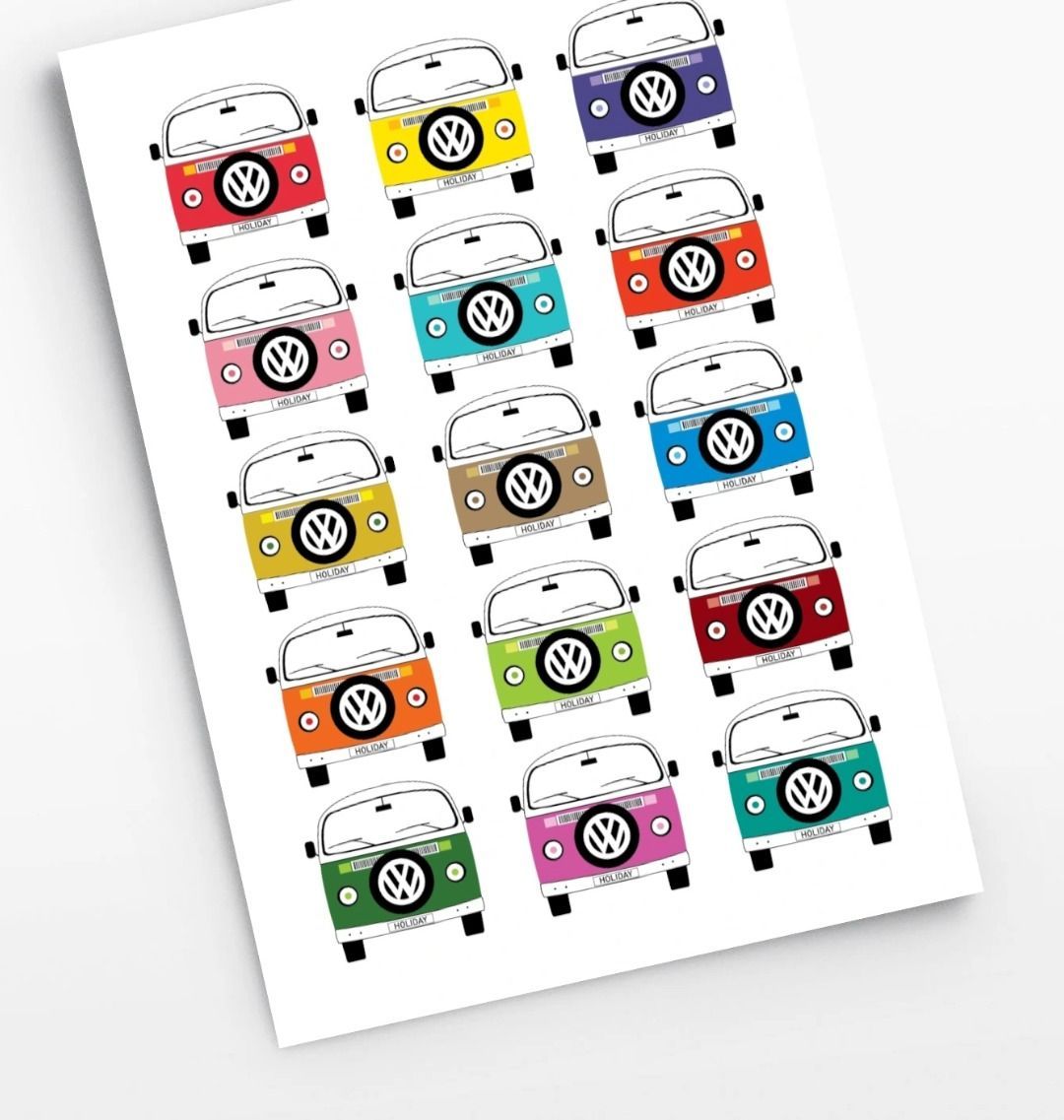Favourite Campervan Holiday Print